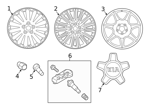 Wheels for 2015 Kia K900 #0