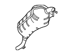 8E0253609JE - Exhaust: Resonator for Audi: RS4 Image