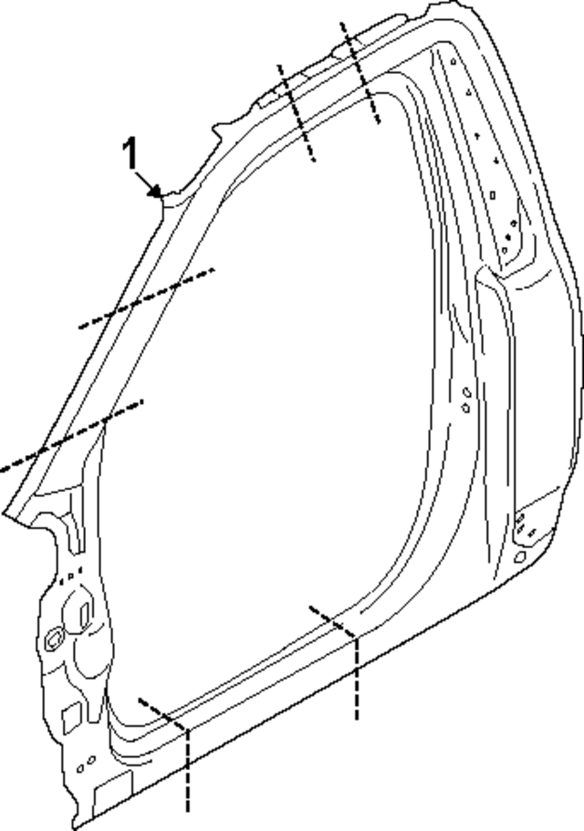 PC3Z10211A10A - Body: Aperture Panel for Ford: F-250 Super Duty, F-350 Super Duty, F-450 Super Duty Image