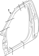 PC3Z10211A10A - Body: Aperture Panel for Ford: F-250 Super Duty, F-350 Super Duty, F-450 Super Duty Image