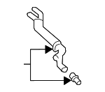 4H0121060G - : Engine Coolant Hose for Audi Image