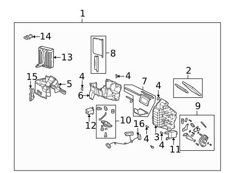 Heater Components for 2003 Kia Spectra #0