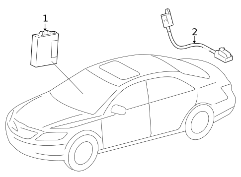 Alarm System for 2009 Toyota Camry #1