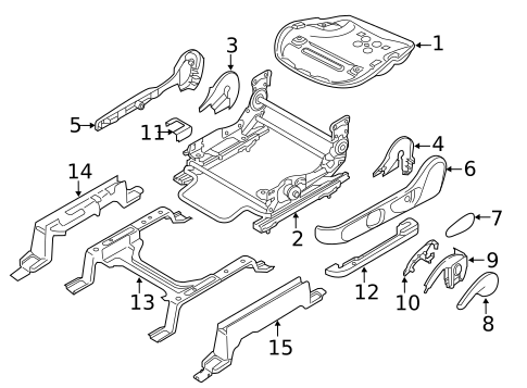 Tracks & Components for 2011 Mazda CX-9 #1