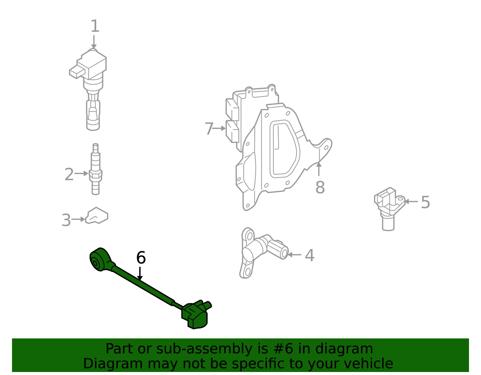 L807-18-921 - Knock Sensor 2006-2013 Mazda | Mazda-Parts