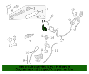 2024-2026 GM Upper Hinge 85644411 GM | GMPartsDirect.com