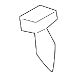 876025Z011 - Body: Headrest Guide for Nissan: Altima, Quest Image