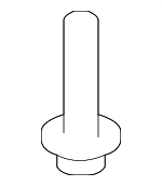 1249204103 - Body: Speaker Grille Screw for Kia: EV6, Forte, K900, Optima, Seltos, Sorento, Sportage Image