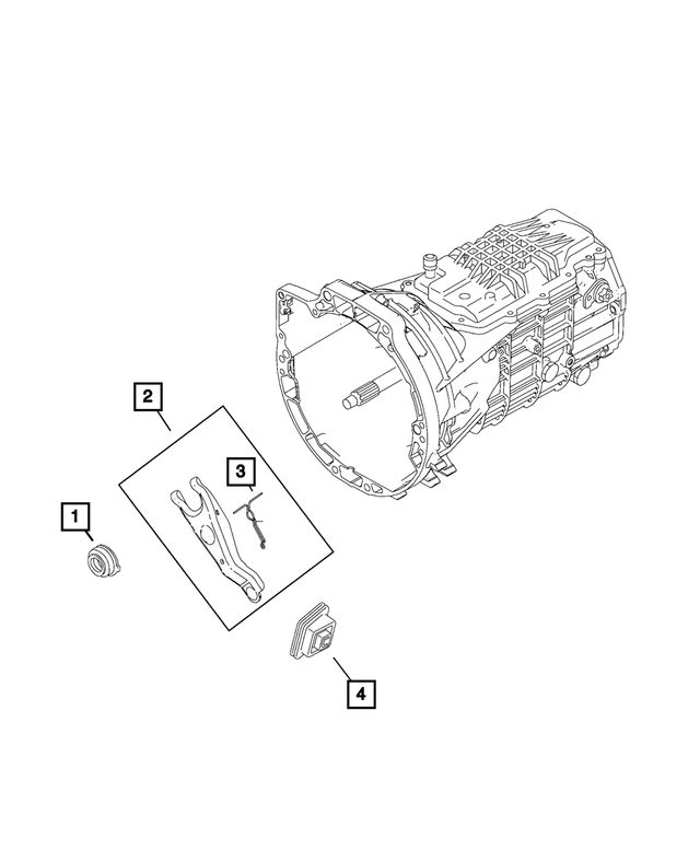 « 68313146AA –  : Butée De Débrayage Levier pour Mopar Image »