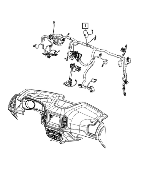 Wiring, Instrument Panel for 2026 Jeep Compass #0
