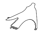 60260TZ5A90ZZ - Body: Fender for Acura Image