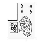 971615424BD - : Disc Brake Caliper for Porsche: Panamera Image