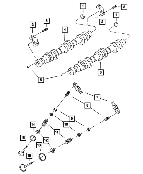 Camshafts & Valves for 2007 Dodge Durango #0