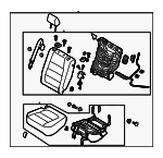 KD355725XR34 - : Seat Assembly for Mazda Image