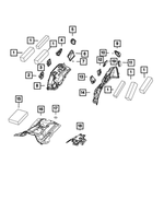 68490300AB - Interior Trim: Body Plug for Mopar Image image