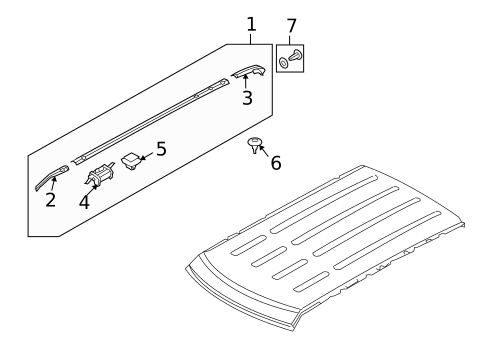 Exterior Trim - Roof for 2013 Kia Soul #0