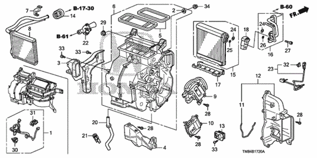 Heater Unit for 2011 Honda Insight #0