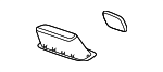 42878932 - Body: Lift-gate Pull Handle for GM Image
