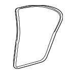 25725431 - Body: Door Weather-strip for Buick: LeSabre | Pontiac: Bonneville Image