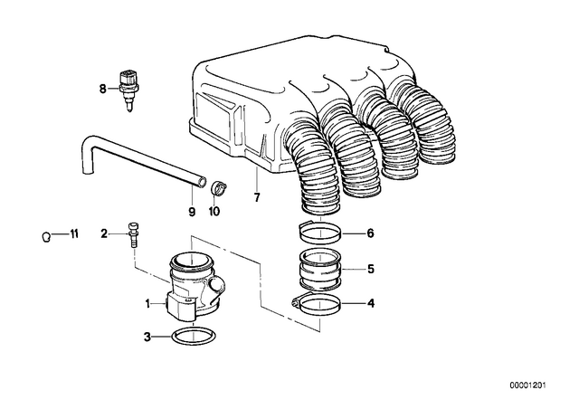 13621711371 - : Intake Air Temperature Sensor for BMW-Motorrad Image