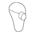 8P0713141SKH - Body: Shift Knob for Audi: A3, A3 Quattro Image