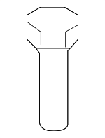 1K0713229 - Body: Pin for Audi: A3, A3 Quattro, TT, TT Quattro, TTS Quattro Image