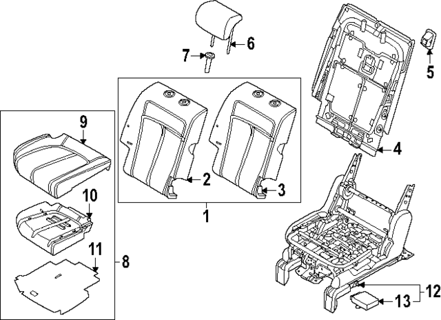 89260PI020RXV - : Cushion Cover for Hyundai Image