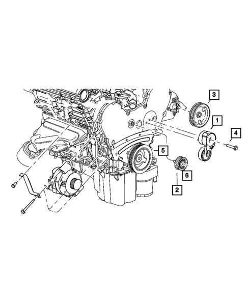 Pulleys and Related Parts for 2009 Dodge Challenger #0