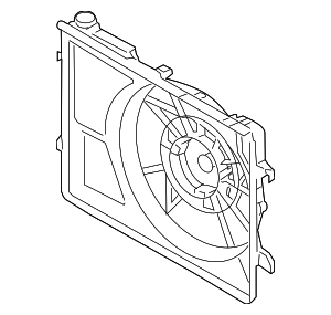 253501M000 - : Fan Shroud for Kia: Forte, Forte Koup Image