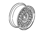 36111091735 - Suspension: Wheel, Alloy for BMW: 740i, 740iL, 750iL Image