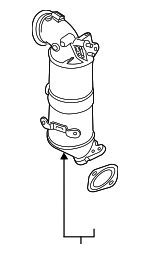 25204794 - : Catalytic Converter for Chevrolet: Equinox, Malibu | GMC: Terrain Image