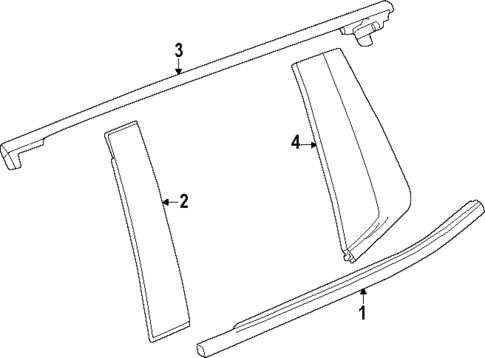 Exterior Trim - Rear Door for 2025 Chevrolet Silverado EV #0