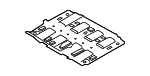 41009622292 - Body: Rear Floor Pan for BMW Image