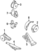 96065052 - Engine: Motor Mount for GM Image