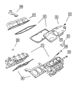 4781019AB - Engine 3.8L Six Cylinder: Cylinder Head Cover for Mopar Image