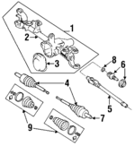 4773428AB - Suspension: Differential Assembly for Jeep: Cherokee, Comanche, Wagoneer Image