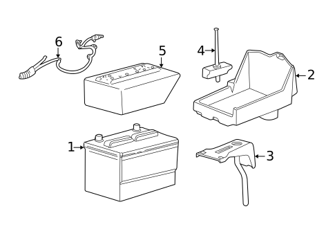 Battery for 2005 Mercury Sable #0