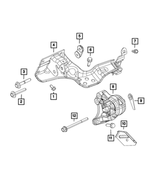 68496575AA - Engine: Engine Mount Bracket, Left Side for Ram: 1500 Image