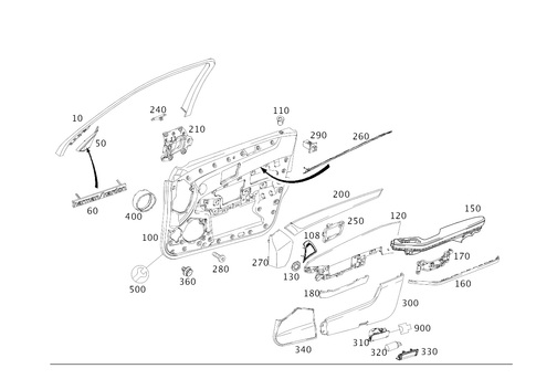 Door Trim for 2014 Mercedes-Benz E400 #0