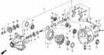 41321PL3T00 - Chassis: SHAFT, PINION for Honda Image