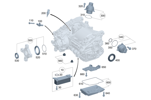 9975817 - Electric Drive/Hybrid Drive: O-Ring for Mercedes-Benz Image image