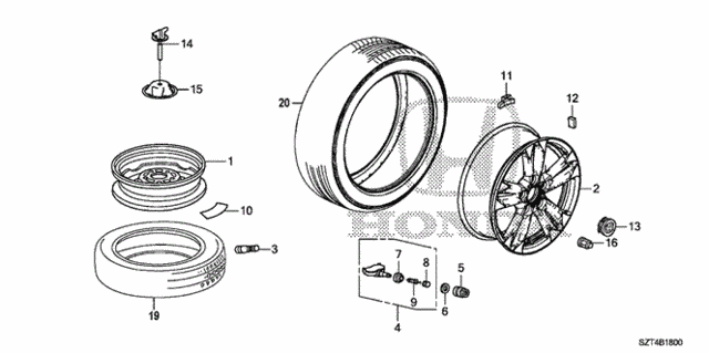 Wheel Disk (KA) for 2012 Honda CR-Z #0