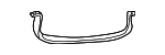 8E0201653K - Fuel System: Fuel Tank Strap for Volkswagen: Passat Image