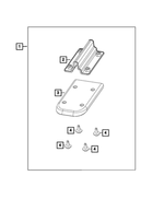 68419119AB - Brakes: Air Deflector Plate for Dodge: Challenger Image