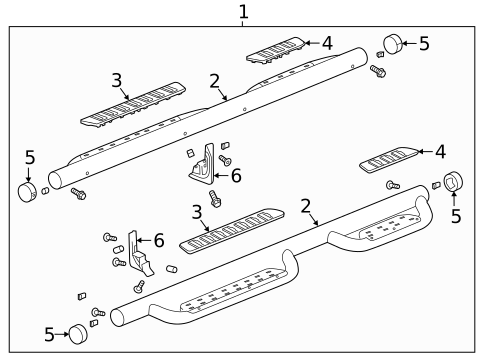 Running Board for 2019 Chevrolet Colorado #2