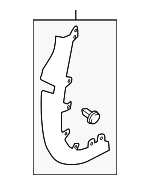 LR037505 - Body: Front Molding for Land-Rover Image