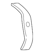 41007361824 - Body: Baffle Plate for BMW: 228i, 228i xDrive, 230i, 230i xDrive, M2, M235i, M235i xDrive, M240i, M240i xDrive Image