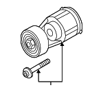 7K903315AB - Cooling System: Tensioner for Audi: TT Quattro, TT RS Quattro, TTS Quattro Image