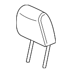 81140TX4A21ZA - Body: Headrest for Acura Image