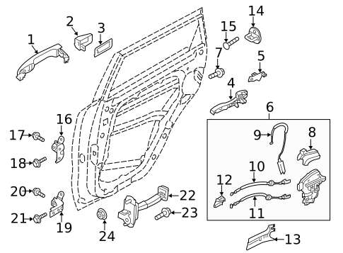 Rear Door for 2015 Kia Soul EV #0